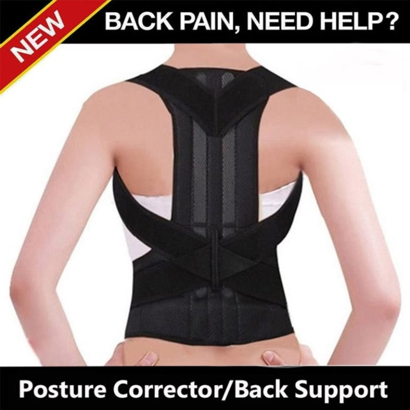 Back Pain Relief Posture Corrector Belt | Adjustable Support for Spine, Shoulder & Lumbar Alignment