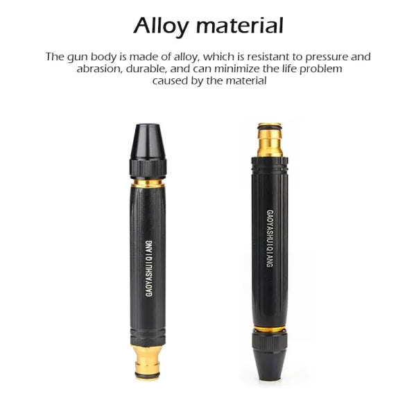 Metal High-Pressure Adjustable Nozzle Water Spray Gun | Durable for Multiple Uses