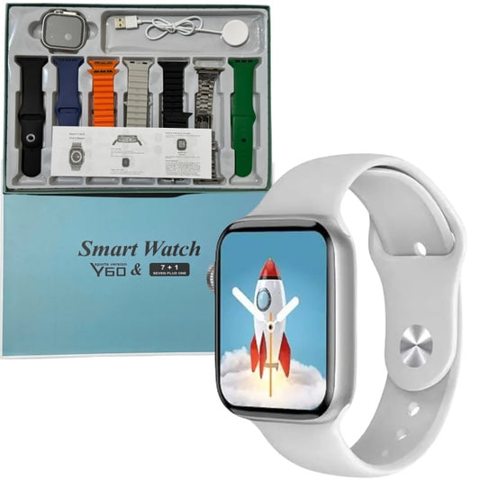 Y60 Smart Watch Ultra 7+1 Sports Edition | Full Touch Display Fitness Tracker