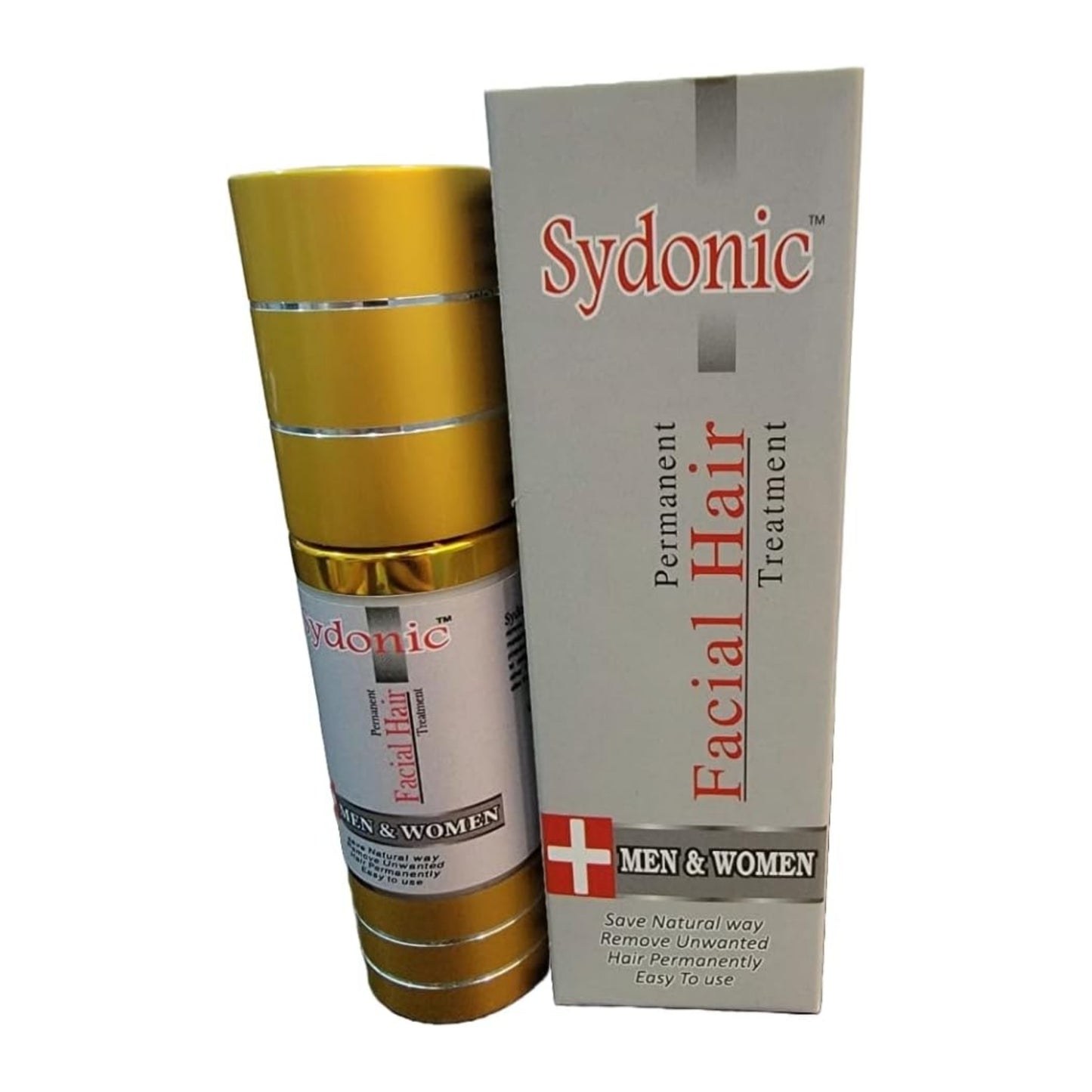Sydonic Permanent Facial Hair Removal Cream | For Men & Women | Smooth & Painless